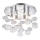 Azzardo AZ2572 - Ceiling light LUVIA 6xGU10/40W/230V