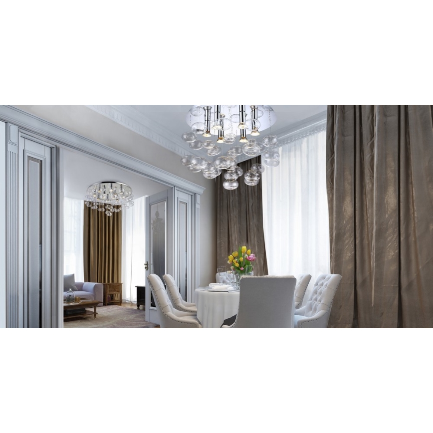Azzardo AZ2572 - Ceiling light LUVIA 6xGU10/40W/230V
