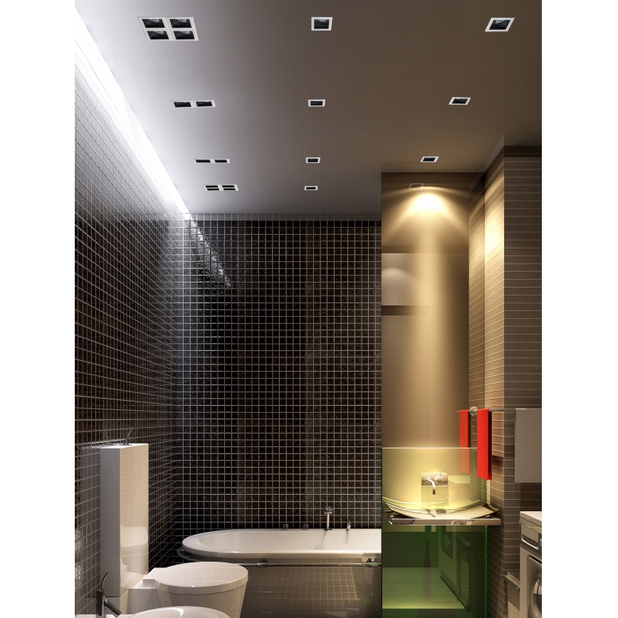 Azzardo AZ2802 - Recessed light MINORKA 1xGU10/50W/230V