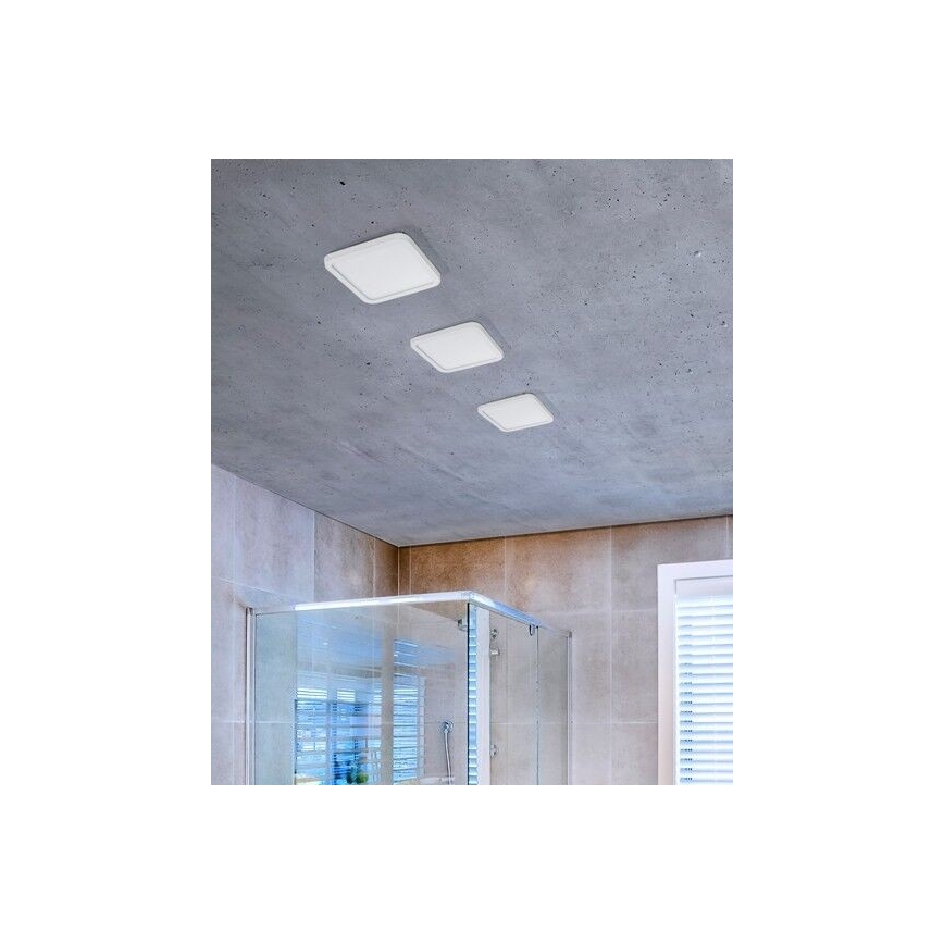 Azzardo AZ2837 - LED Bathroom recessed light SLIM 1xLED/12W/230V IP44 CRI 90
