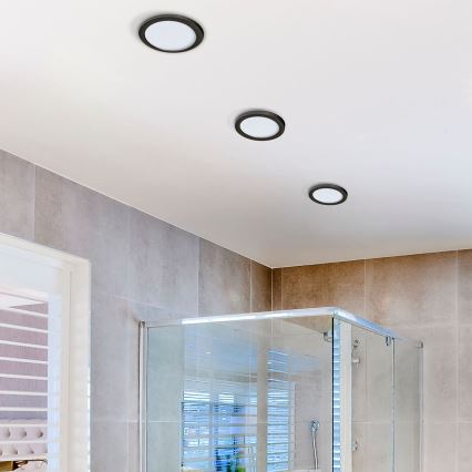Azzardo AZ2840 - LED Bathroom recessed light SLIM 1xLED/12W/230V IP44 CRI 90