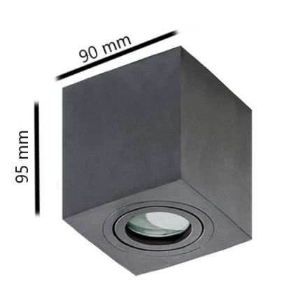 Azzardo AZ2878 - Bathroom ceiling light  BRANT 1xGU10/50W/230V IP44