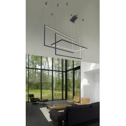 Azzardo AZ2914 - LED Dimming chandelier on string METRIC 3xLED/135W/230V