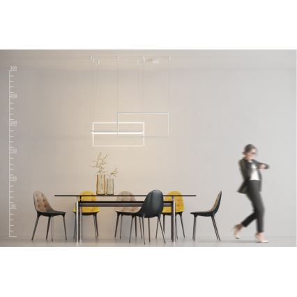 Azzardo AZ2915 - LED Dimmable chandelier on a string METRIC 1xLED/135W/230V