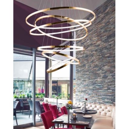 Azzardo AZ2921 - LED Dimming chandelier on a string WHEEL 6xLED/140W/230V