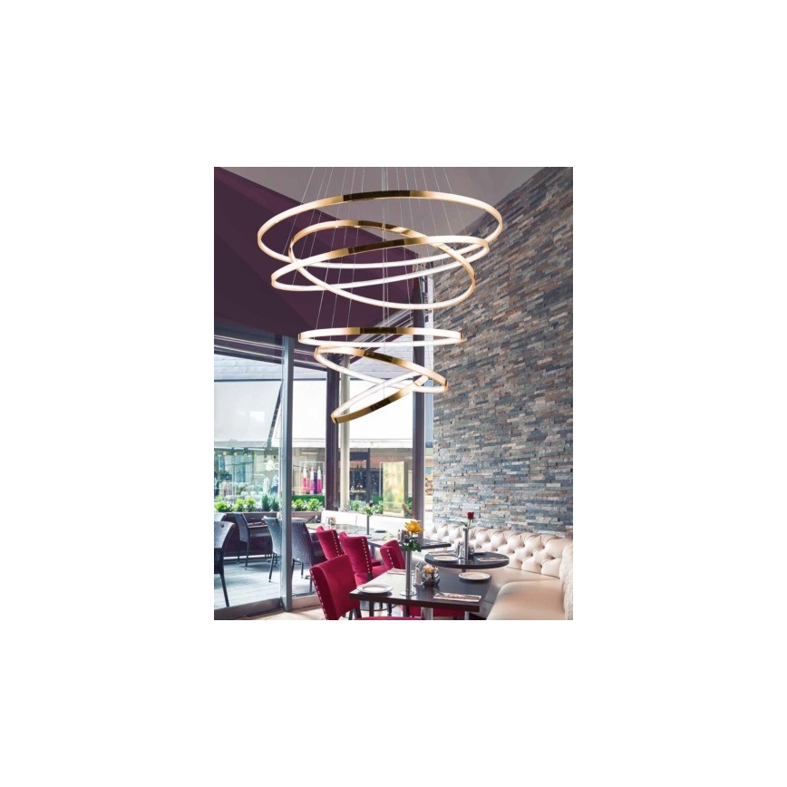 Azzardo AZ2921 - LED Dimming chandelier on a string WHEEL 6xLED/140W/230V