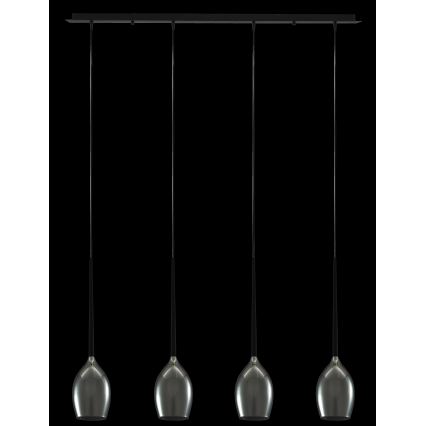 Azzardo AZ2938 - Chandelier on a string IZZA 4xE14/40W/230V