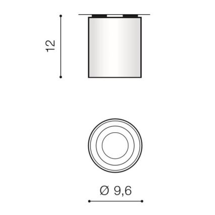 Azzardo AZ2955 - Ceiling light BROSS 1xGU10/50W/230V