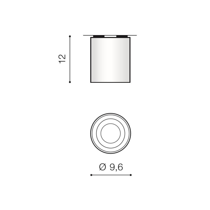 Azzardo AZ2955 - Ceiling light BROSS 1xGU10/50W/230V