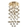 Azzardo AZ3073 - Chandelier on a string LUVIA 9xGU10/40W/230V