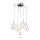Azzardo AZ3076 - Chandelier on a string AMBER 5xG9/40W/230V