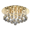 Azzardo AZ3083 - Crystal ceiling light BOLLA 5xG9/40W/230V