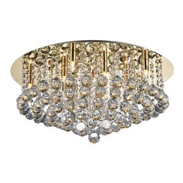 Azzardo AZ3084 - Crystal ceiling light BOLLA 10xG9/40W/230V