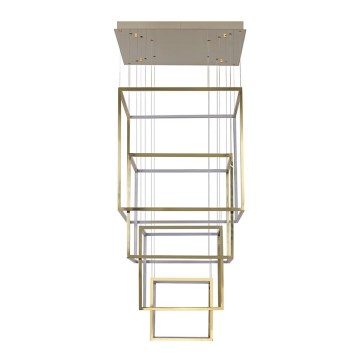 Azzardo AZ3140 - LED Dimmable chandelier on a string OPERA LED/329W/230V golden