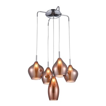 Azzardo AZ3172 - Chandelier on a string MILANO 5xG9/40W/230V