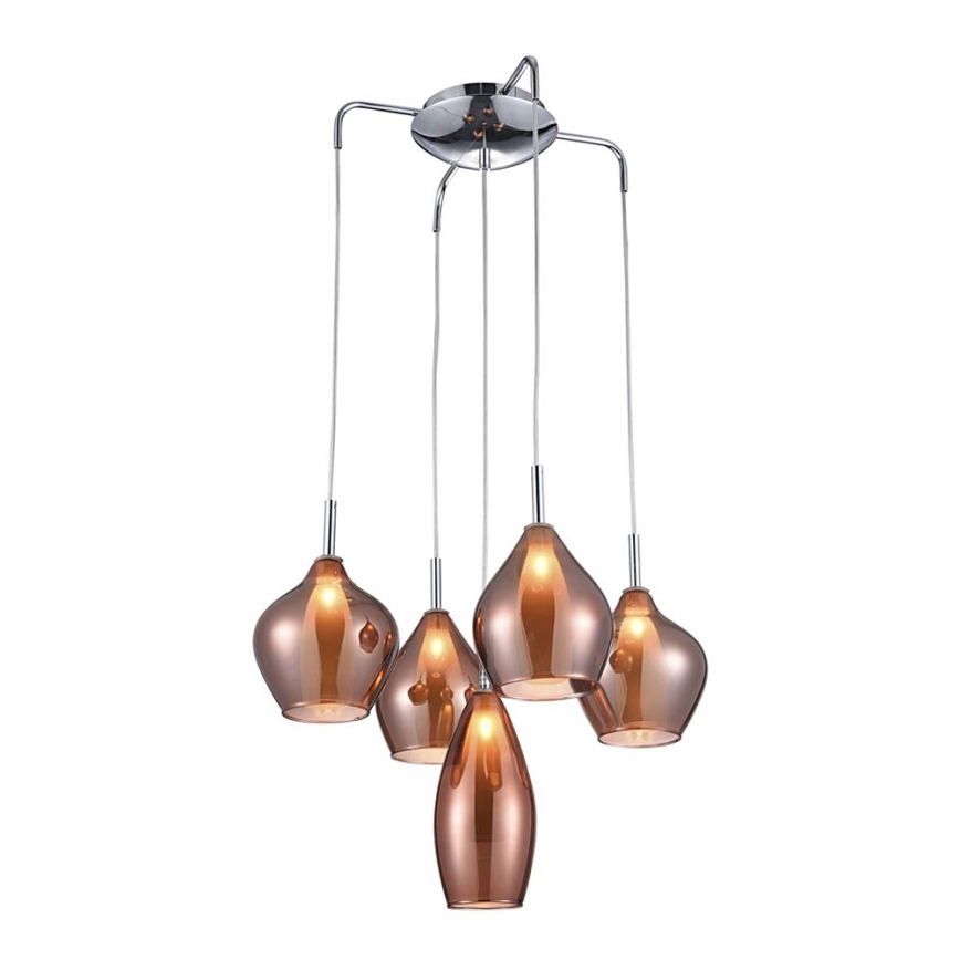 Azzardo AZ3172 - Chandelier on a string MILANO 5xG9/40W/230V
