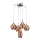 Azzardo AZ3172 - Chandelier on a string MILANO 5xG9/40W/230V