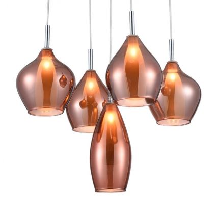 Azzardo AZ3172 - Chandelier on a string MILANO 5xG9/40W/230V