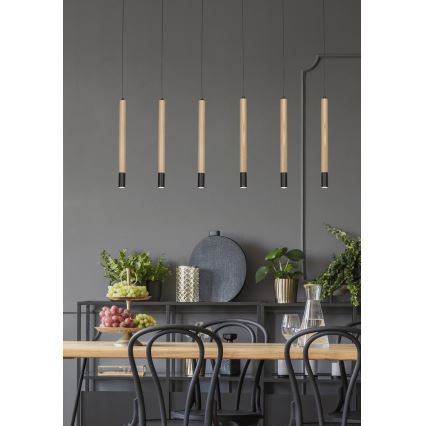 Azzardo AZ3340 - LED Chandelier on a string IZOLDA 6xLED/5W/230V