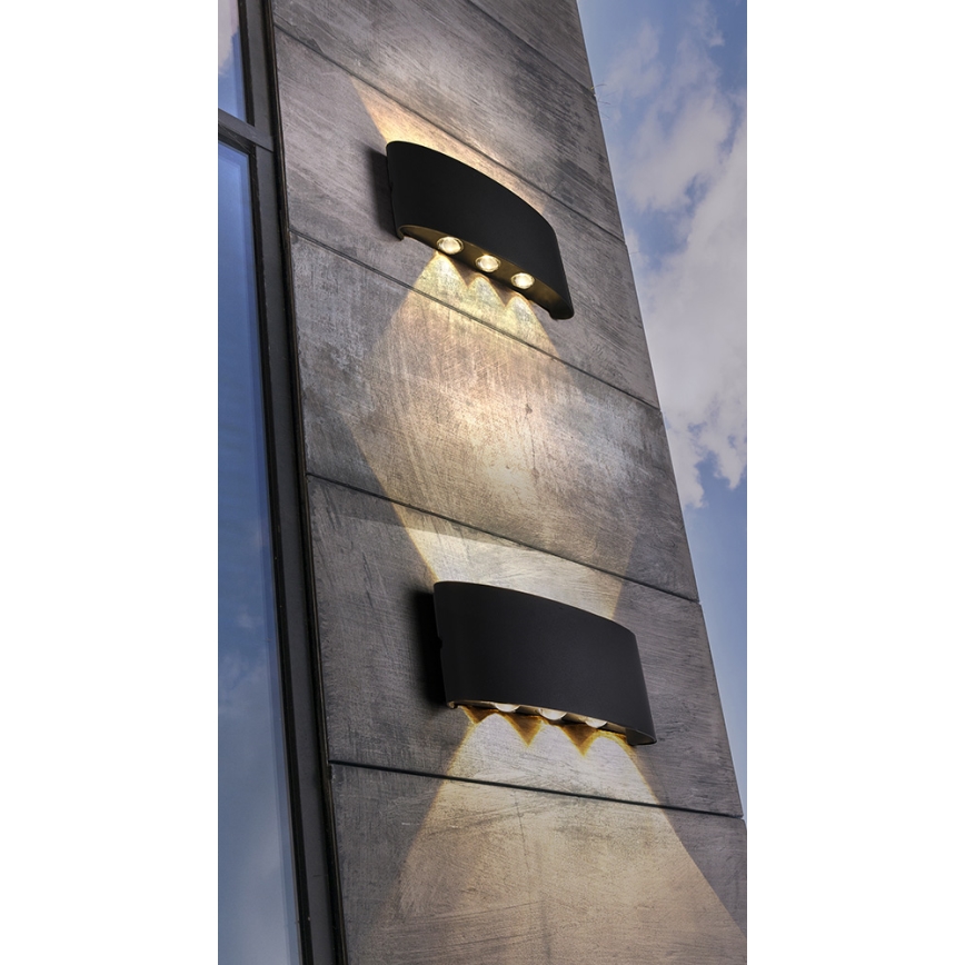 Azzardo AZ3484 - LED Outdoor wall light GINNA 6xLED/1W/230V IP54