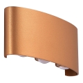 Azzardo AZ3485 - LED Outdoor wall light GINNA 6xLED/1W/230V IP54