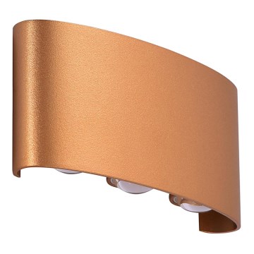 Azzardo AZ3485 - LED Outdoor wall light GINNA 6xLED/1W/230V IP54