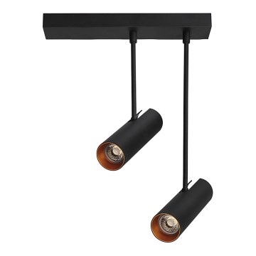 Azzardo AZ3521 - Pendant chandelier LENS 2xGU10/35W/230V