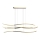 Azzardo AZ4058 - LED Dimmable chandelier on a string WAVES LED/70W/230V gold