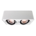 Azzardo AZ4132 - Spotlight PAOLA 2xGU10-ES111/16W/230V white