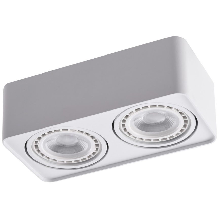 Azzardo AZ4132 - Spotlight PAOLA 2xGU10-ES111/16W/230V white