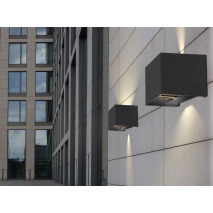 Azzardo AZ4148 - LED Outdoor wall light GAMBINO 2xLED/3W/230V IP54