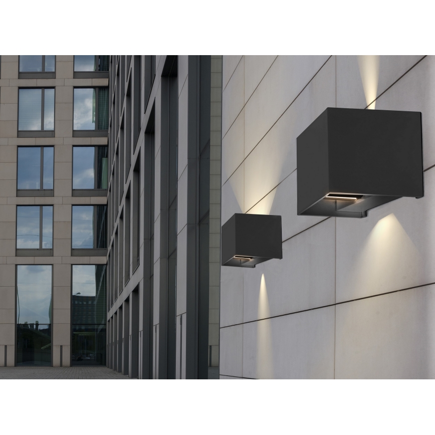 Azzardo AZ4148 - LED Outdoor wall light GAMBINO 2xLED/3W/230V IP54