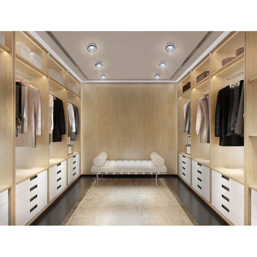 Azzardo AZ4175 - Recessed light ESTER 1xGU10/50W/230V round black