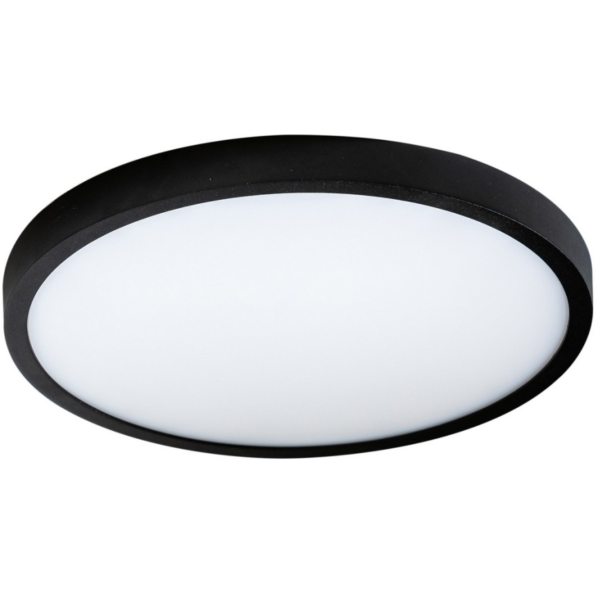 Azzardo AZ4243 - LED Ceiling light MALTA LED/24W/230V d. 30 cm black