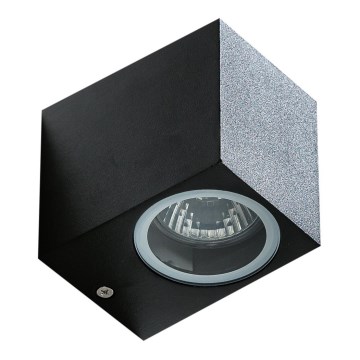 Azzardo AZ4267 - Outdoor wall light RIMINI 1xGU10/35W/230V IP54 square