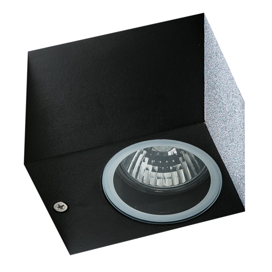 Azzardo AZ4267 - Outdoor wall light RIMINI 1xGU10/35W/230V IP54 square