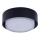 Azzardo AZ4389 - LED Bathroom recessed light KASTORIA LED/7W/230V IP44 black