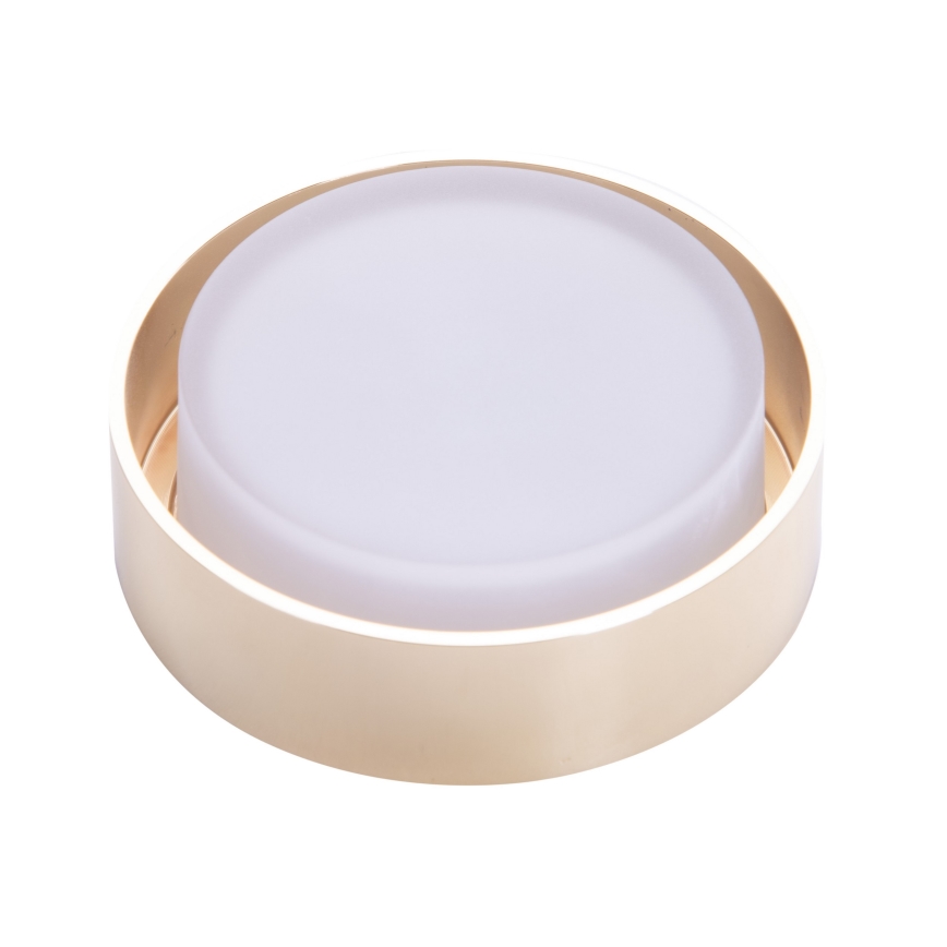 Azzardo AZ4390 - LED Bathroom recessed light KASTORIA LED/7W/230V IP44 gold