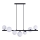 Azzardo AZ4406 - Chandelier on a string SYBILLA 7xG9/25W/230V black