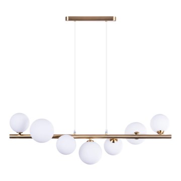 Azzardo AZ4409 - Chandelier on a string SYBILLA 7xG9/25W/230V gold