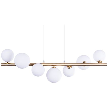 Azzardo AZ4409 - Chandelier on a string SYBILLA 7xG9/25W/230V gold