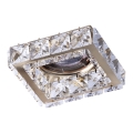 Azzardo AZ4412 - Recessed light ESTER 1xGU10/50W/230V square gold