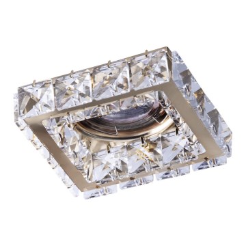 Azzardo AZ4412 - Recessed light ESTER 1xGU10/50W/230V square gold