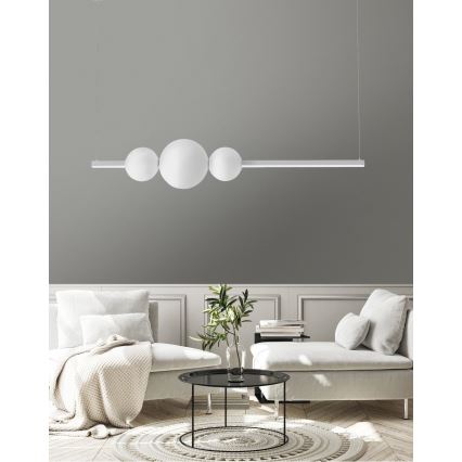 Azzardo AZ4426 - LED Dimmable chandelier on a string SANDRA LED/48W/230V white