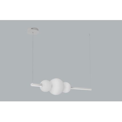 Azzardo AZ4426 - LED Dimmable chandelier on a string SANDRA LED/48W/230V white