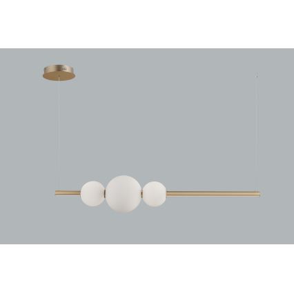 Azzardo AZ4427 - LED Dimmable chandelier on a string SANDRA LED/48W/230V gold