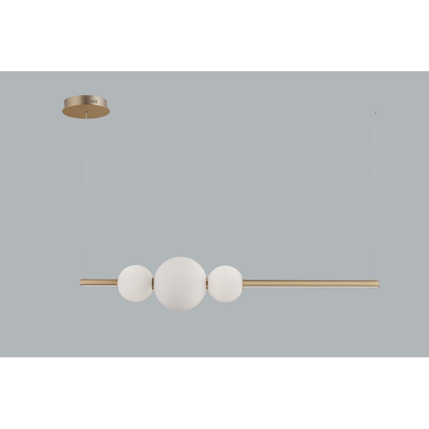 Azzardo AZ4427 - LED Dimmable chandelier on a string SANDRA LED/48W/230V gold