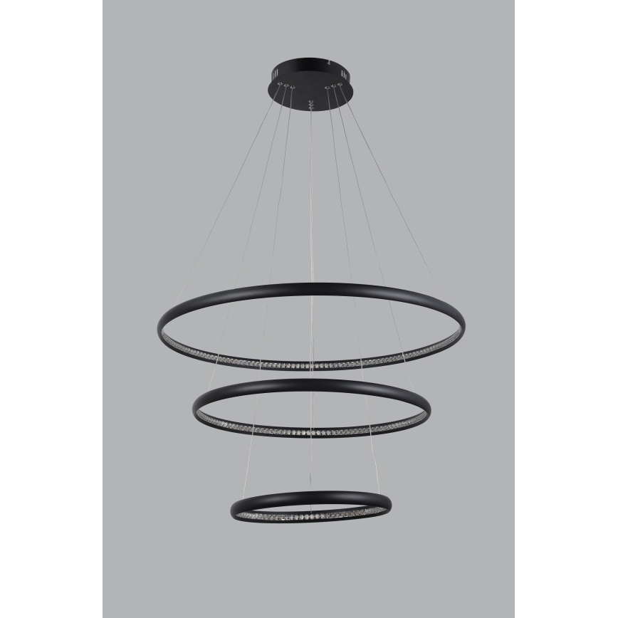 Azzardo AZ4428 - LED Chandelier on a string BRIGHTON LED/55W/230V black