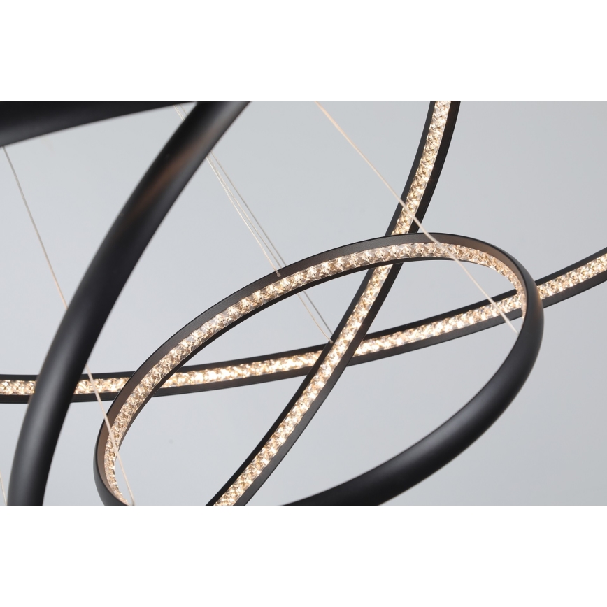 Azzardo AZ4428 - LED Chandelier on a string BRIGHTON LED/55W/230V black