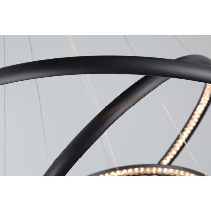 Azzardo AZ4428 - LED Chandelier on a string BRIGHTON LED/55W/230V black